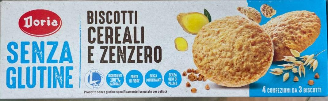 Fotografie - Biscotti Cereali e zenzero Doria