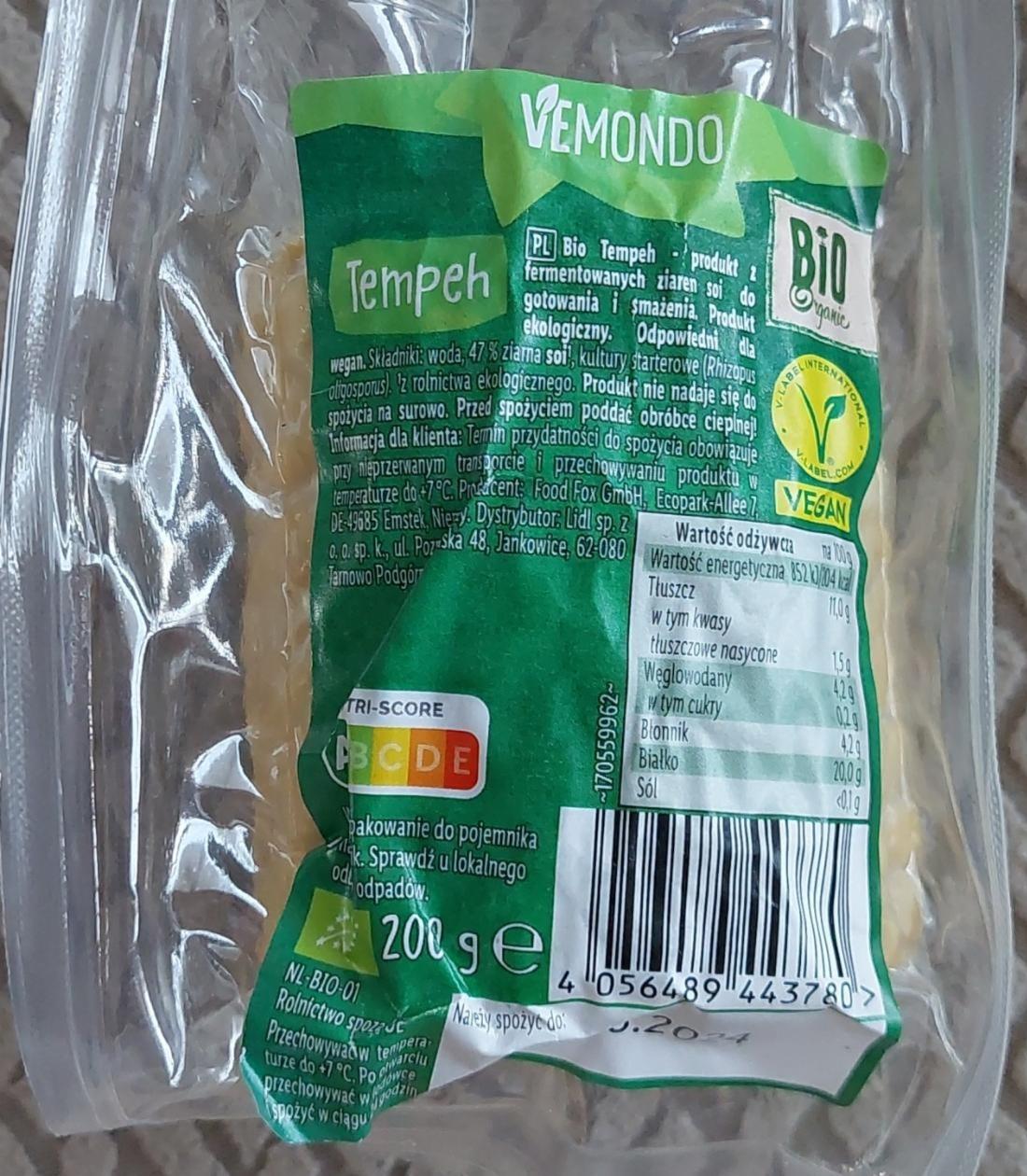 Fotografie - Bio tempeh Vemondo