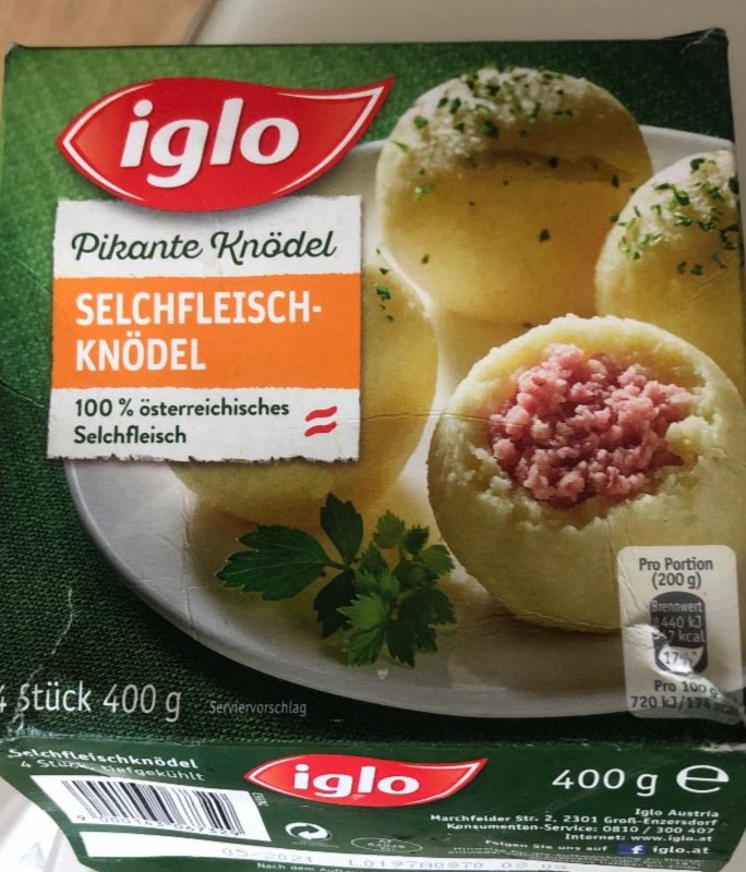 Fotografie - iglo Pikante Knödel Selchfleischknödel