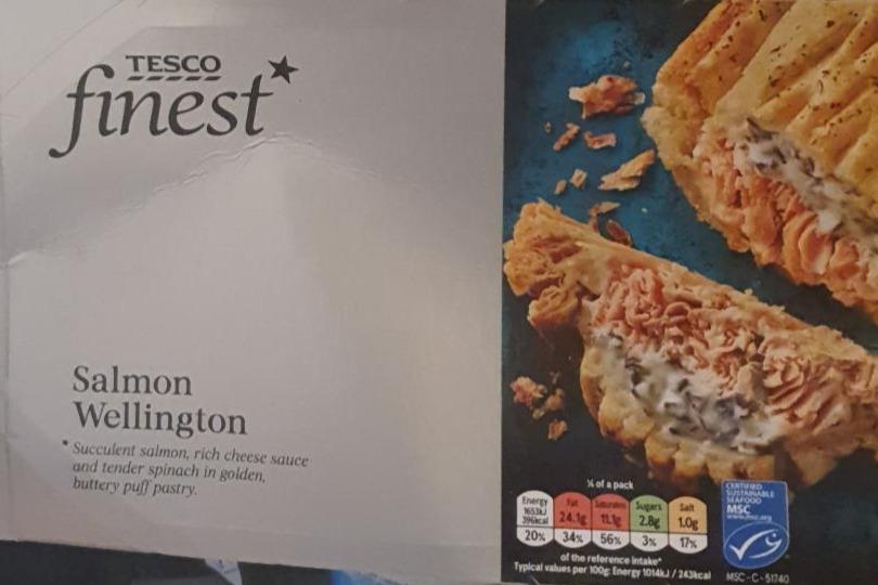 Fotografie - Salmon Wellington Tesco finest