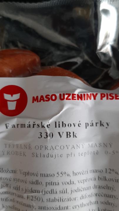 Fotografie - Farmářské libové párky Múúú Maso uzeniny písek