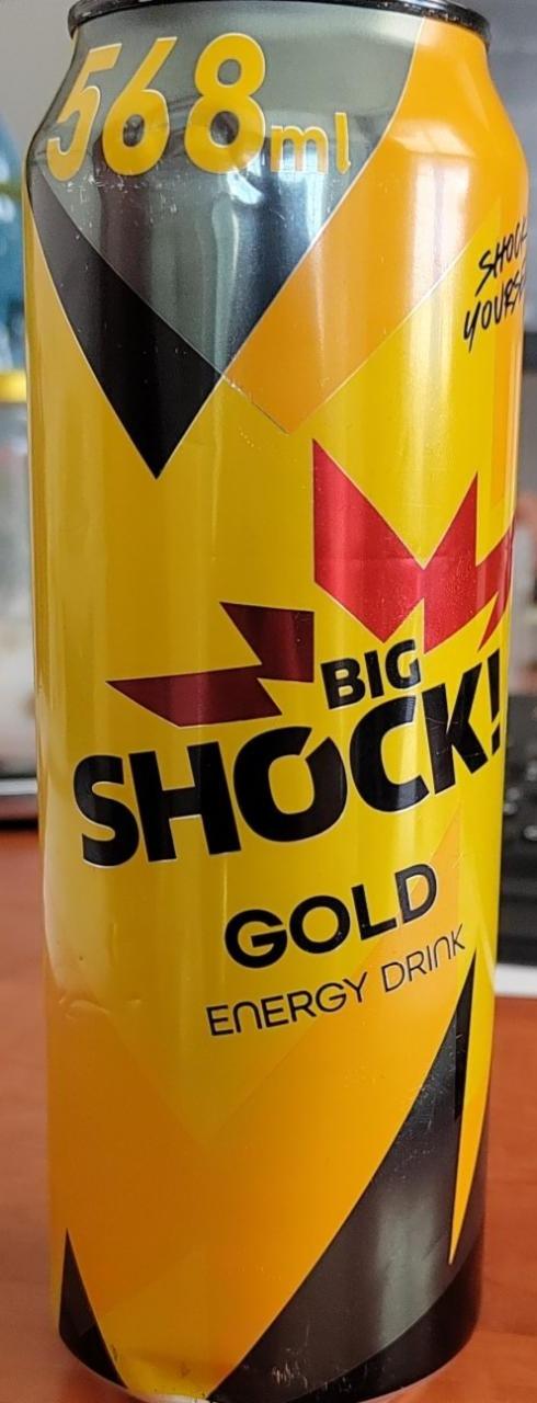 Fotografie - Gold energy drink Big Shock