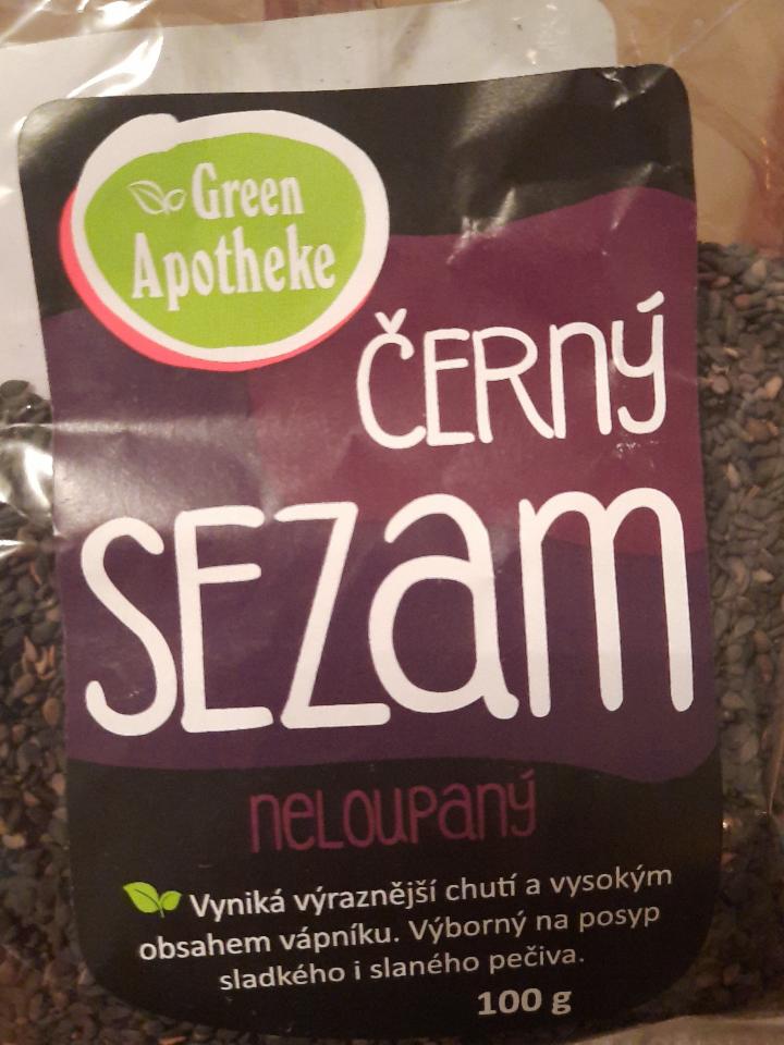 Fotografie - Sezam černý neloupaný Green Apotheke