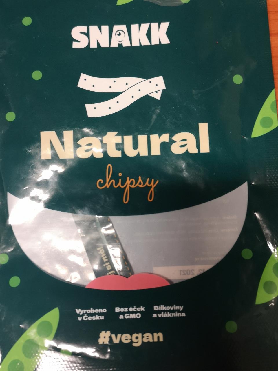 Fotografie - Snakk - natural chipsy