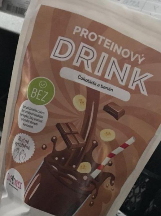 Fotografie - SIXFITNESS Proteinový drink čokoláda a banán