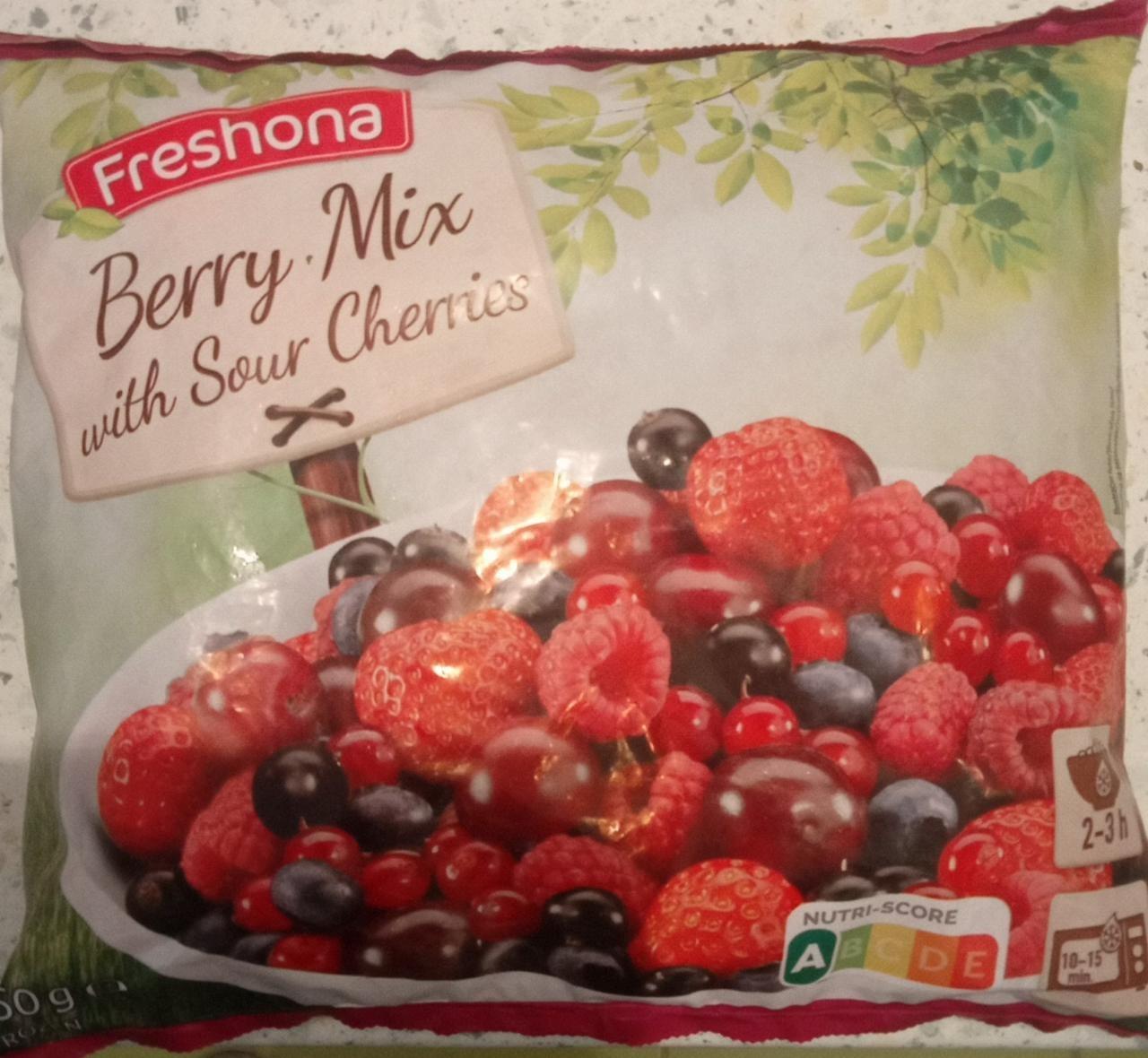 Fotografie - Berry mix with sour cherries Freshona