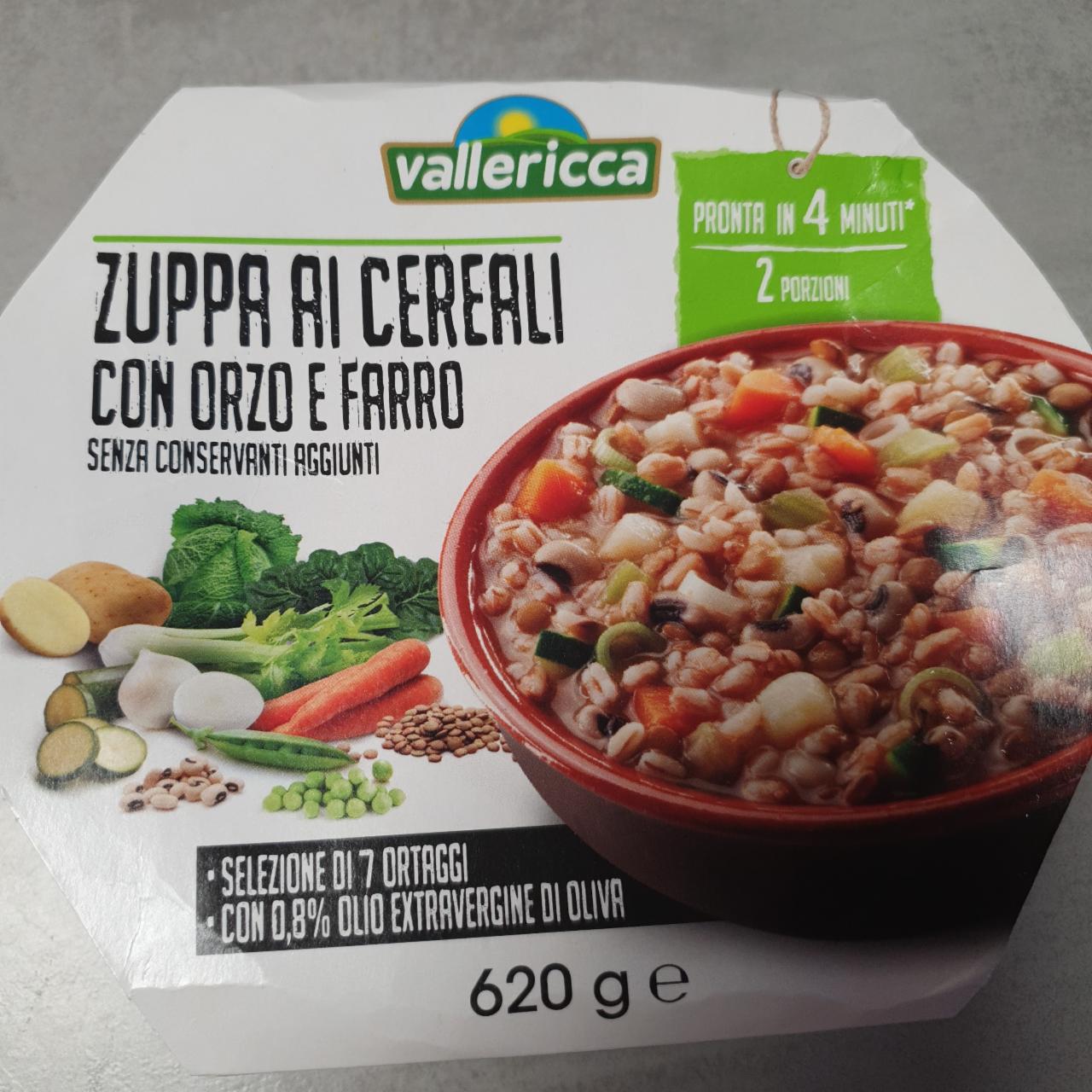 Fotografie - Zuppa ai cereali con orzo e farro Vallericca