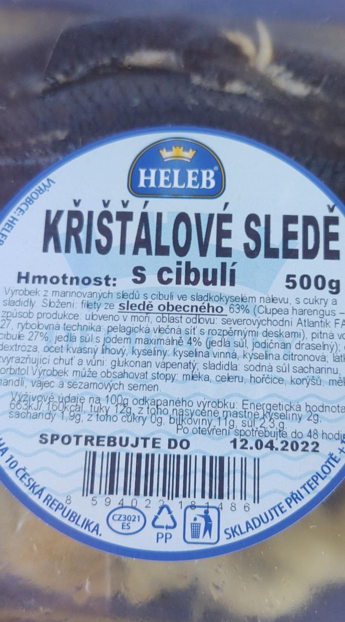 Fotografie - Křišťálové sledě s cibulí Heleb