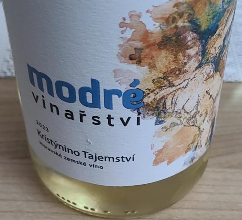 Fotografie - Kristýno tajemství Modré Vinařství