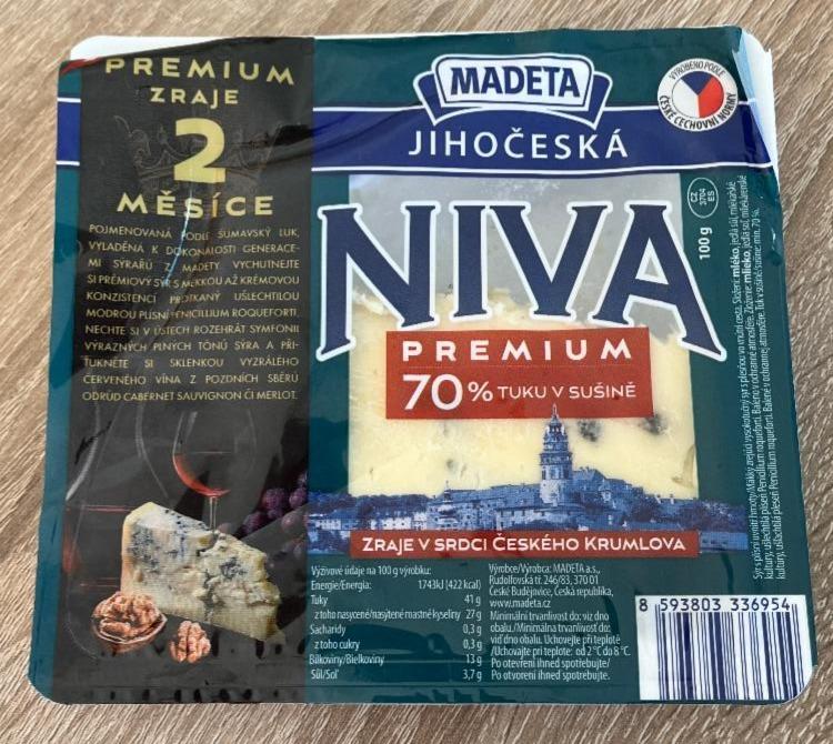 Fotografie - Jihočeská Niva premium 70% tuku Madeta