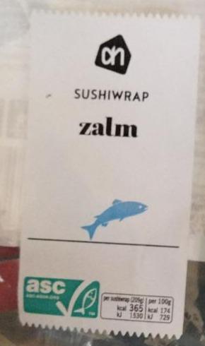 Fotografie - Sushiwrap zalm Albert Heijn