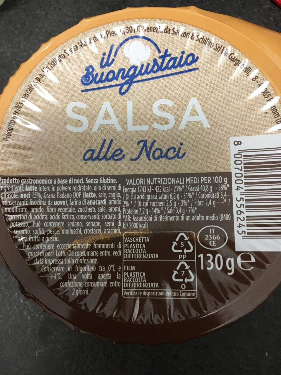 Fotografie - SALSA ALLE NOCI