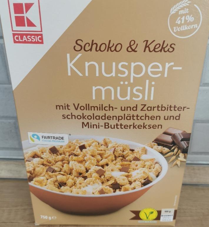 Fotografie - Schoko & Keks Knuspermüsli K-Classic