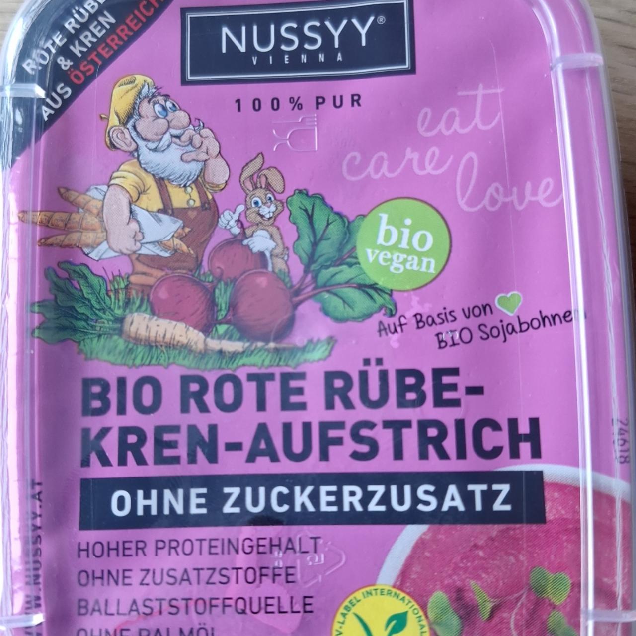 Fotografie - Bio Rote Rübe-Kren-Aufstrich NUSSYY