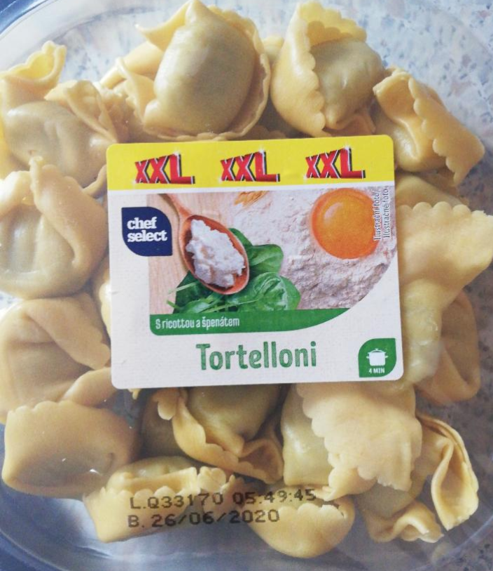 Fotografie - Tortelloni s ricottou a špenátem Chef Select