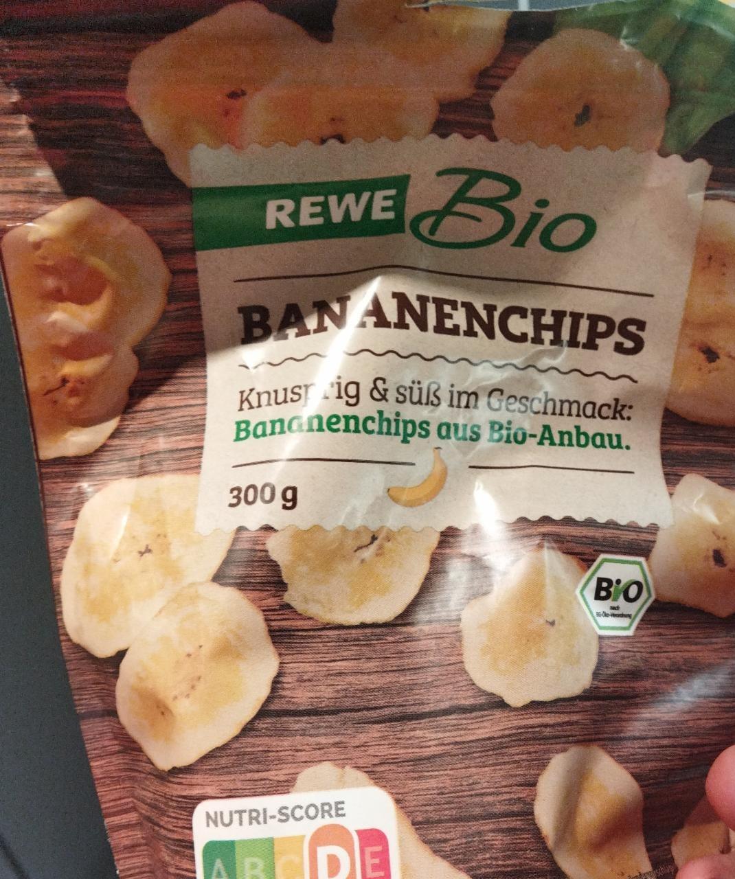 Fotografie - Bananenchips Rewe Bio