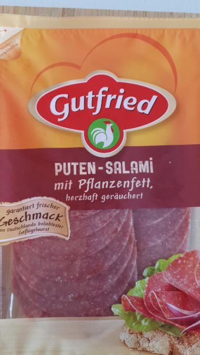 Fotografie - Gutfried Puten Salami mit Pflanzenfett