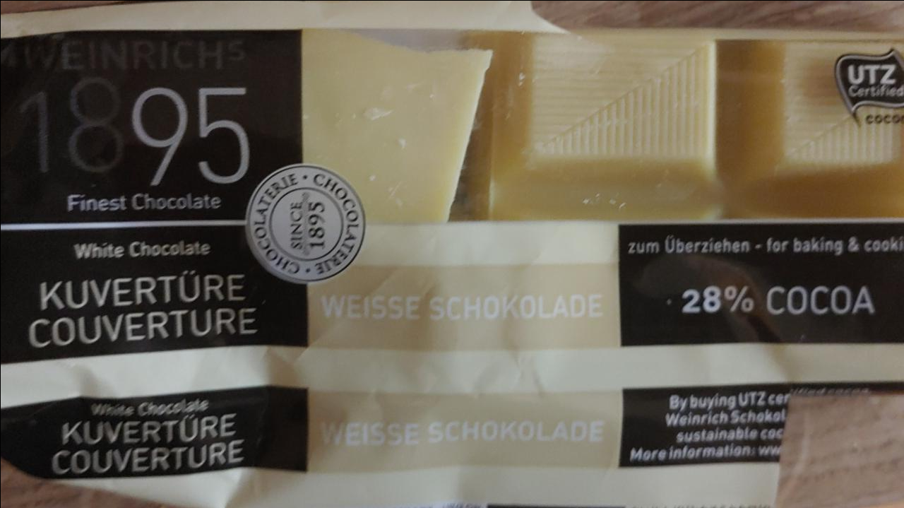 Fotografie - Finest White Chocolate 28% Weinrich's