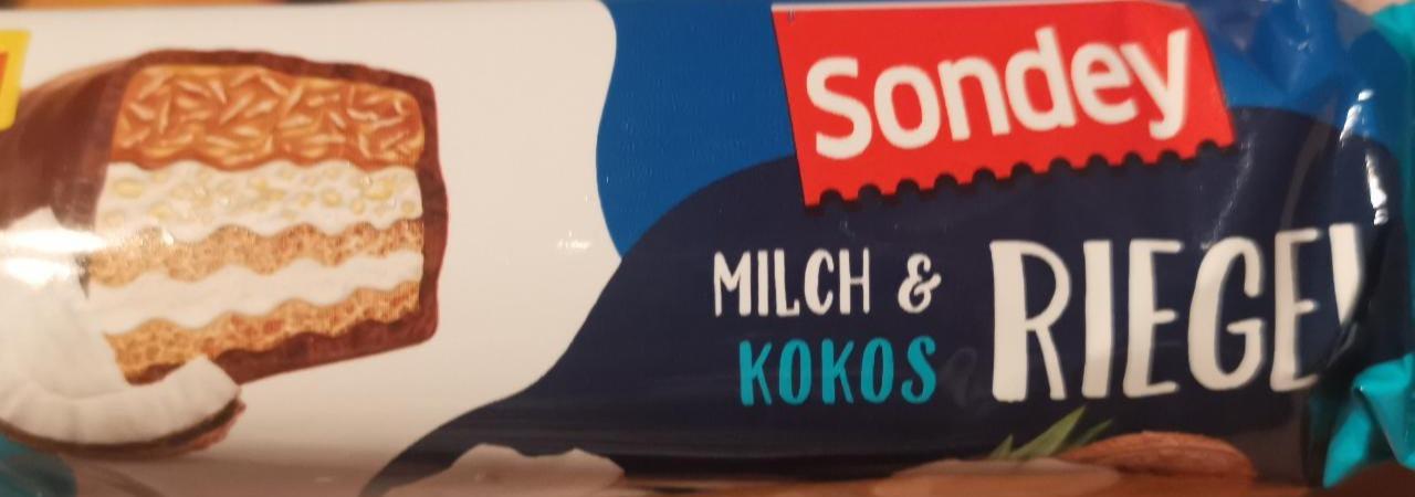 Fotografie - Milch & kokos riegel Sondey