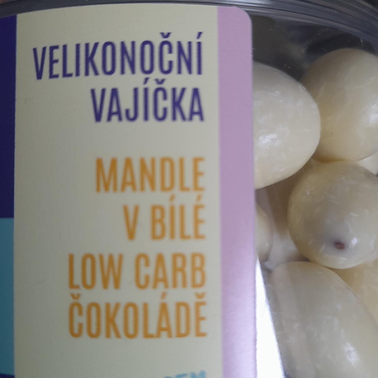 Fotografie - Low Carb mandle v bílé čokoládě a kokosu Topnatur