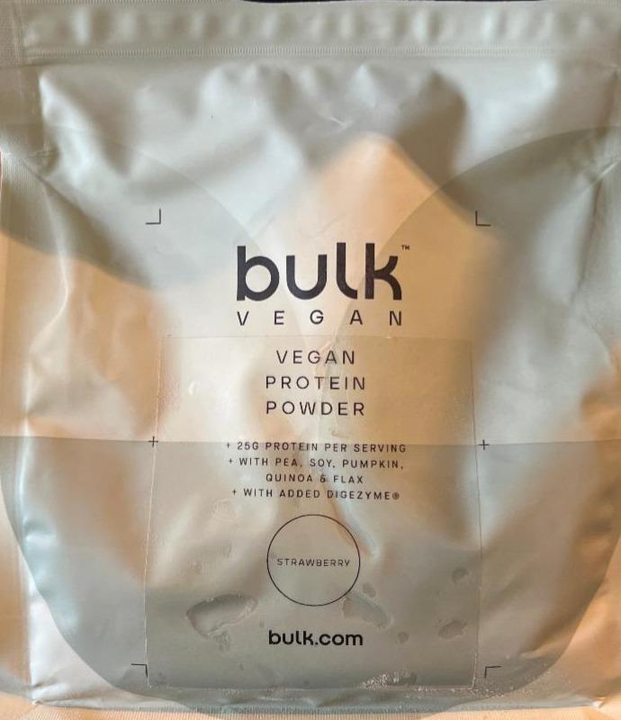 Fotografie - Bulk vegan protein powder Strawberry