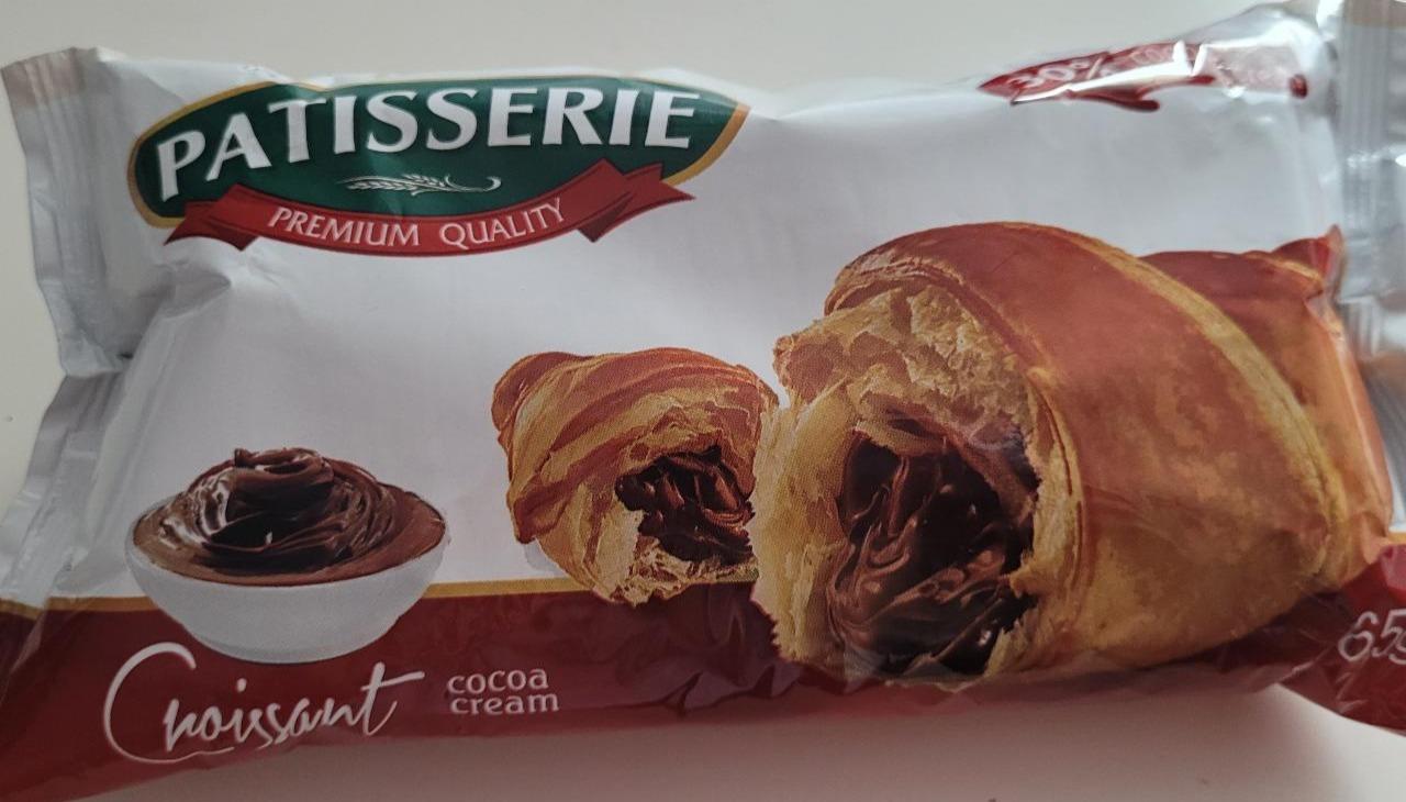 Fotografie - Croissant cocoa cream Patisserie