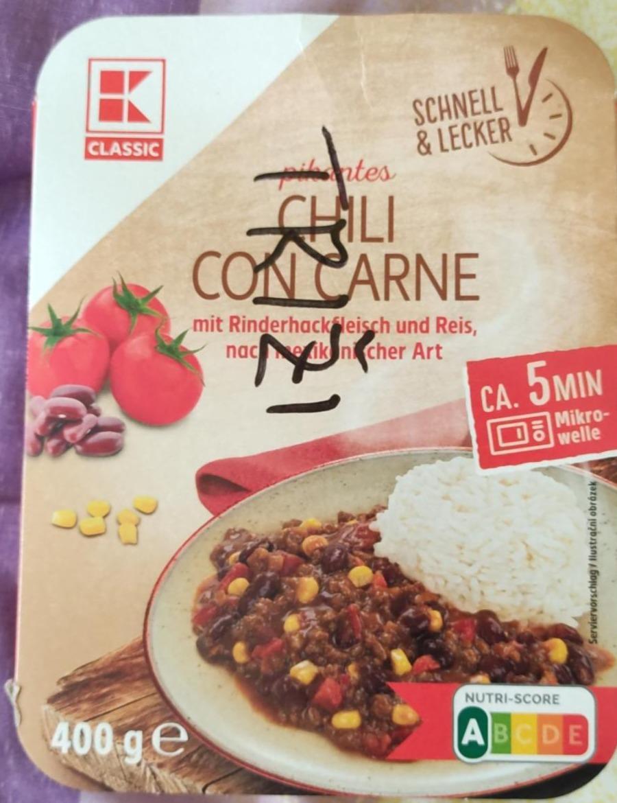 Fotografie - Chili con Carne mit Reis K-Classic