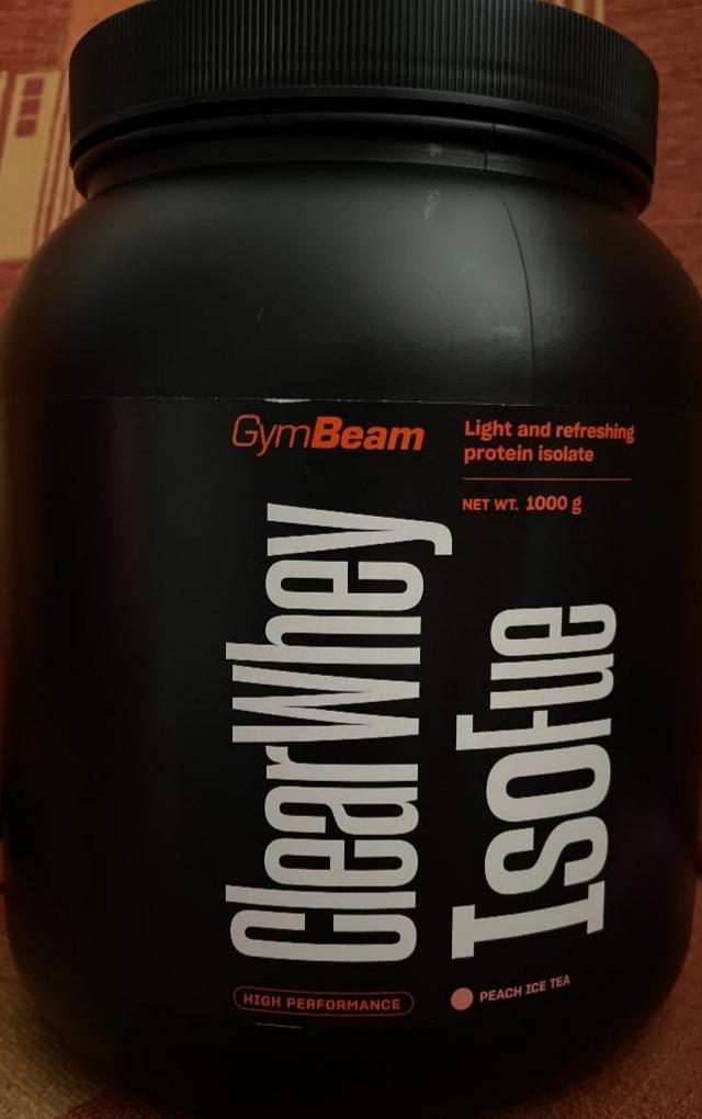 Fotografie - ClearWhey Isofue Peach Ice Tea GymBeam