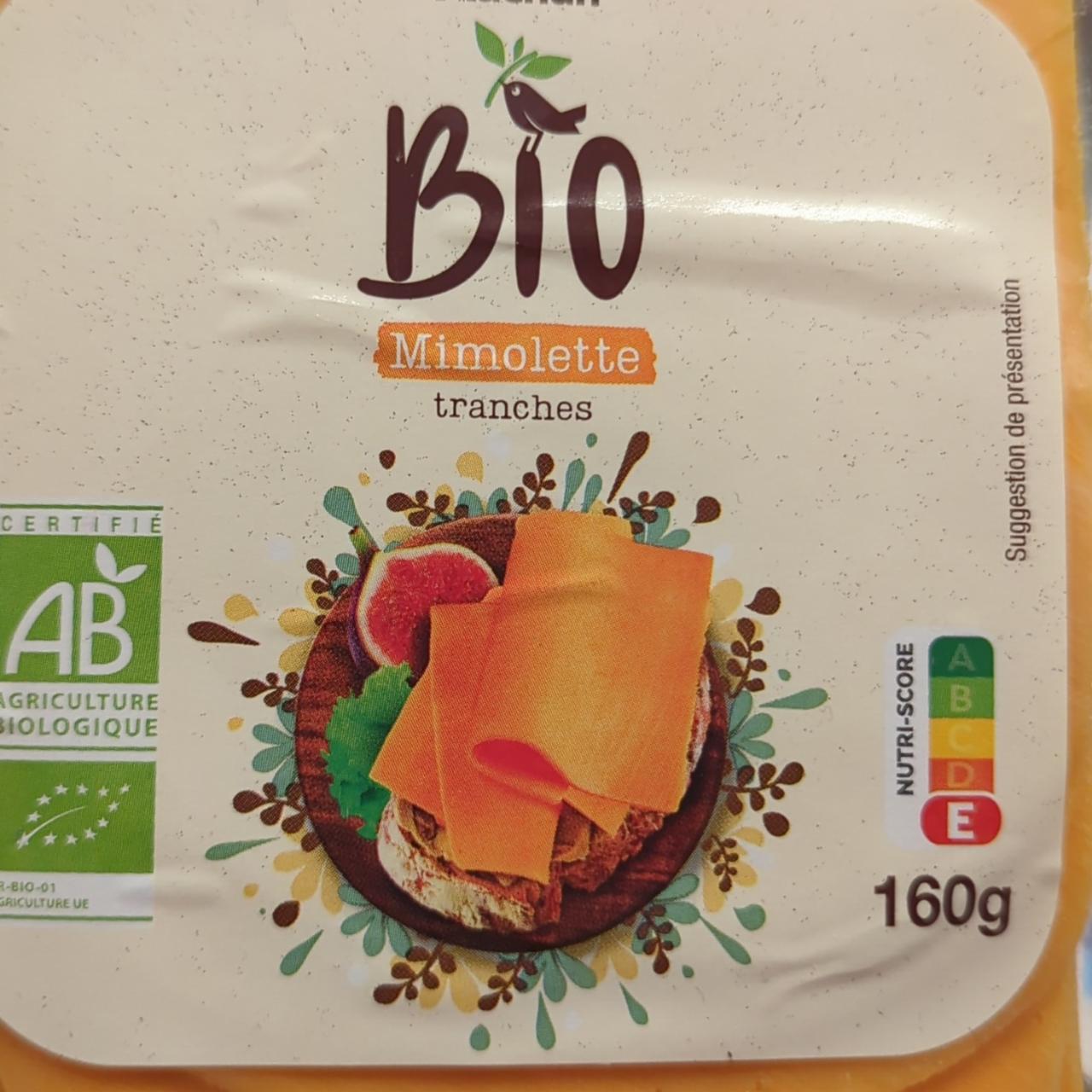 Fotografie - Bio Mimolette tranches Auchan