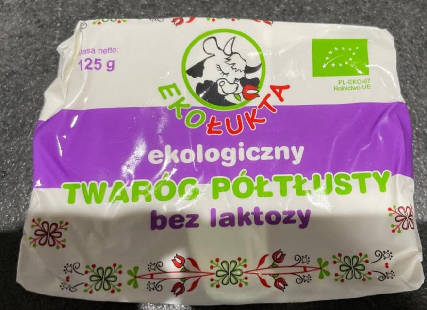 Fotografie - Ekologiczny Twaróg Półtłusty bez laktozy Eko Łukta