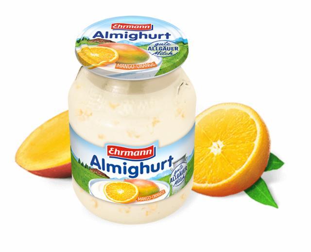 Fotografie - Almighurt Mango-Orange Ehrmann