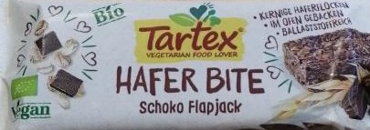 Fotografie - Hafer bite schoko flapjack Tartex