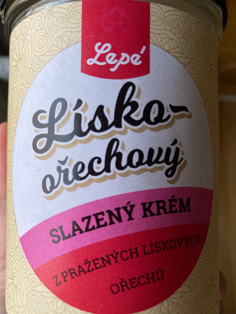 Fotografie - Lískoořechový slazený krém Lepé