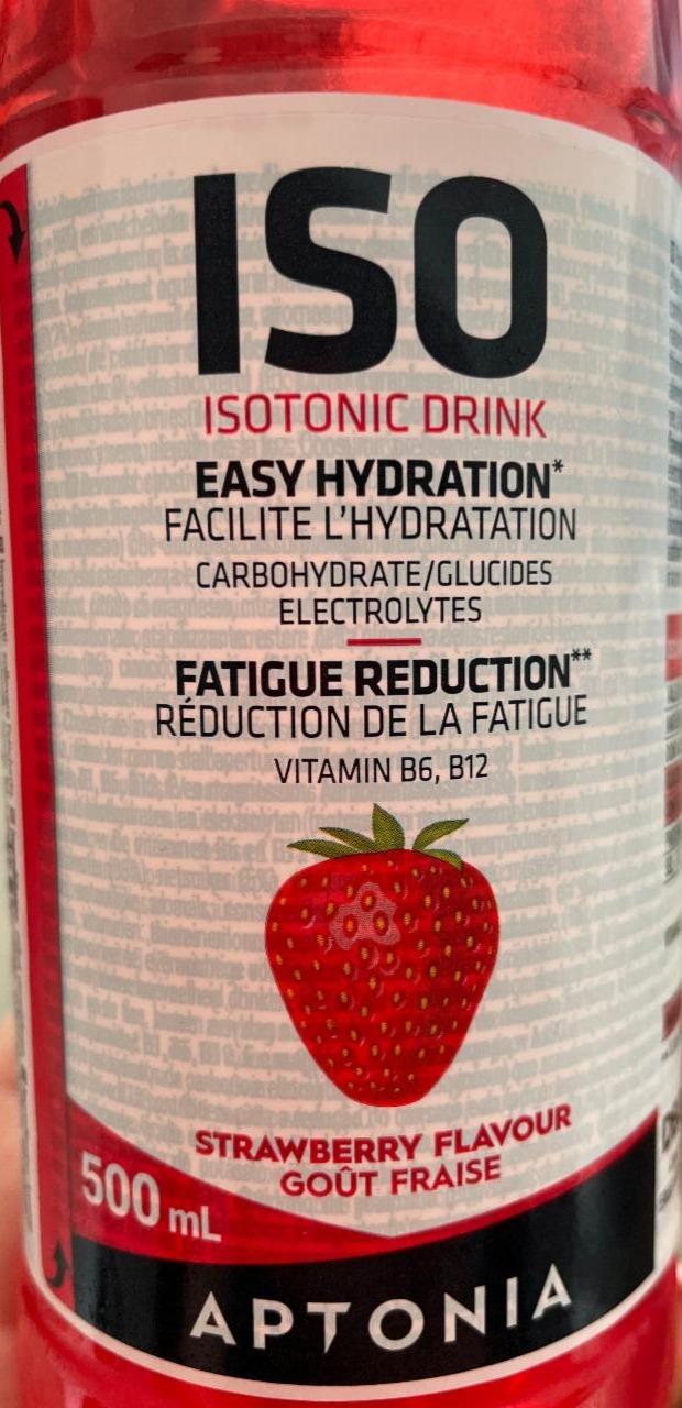 Fotografie - Isotonic drink Strawberry Flavour Aptonia