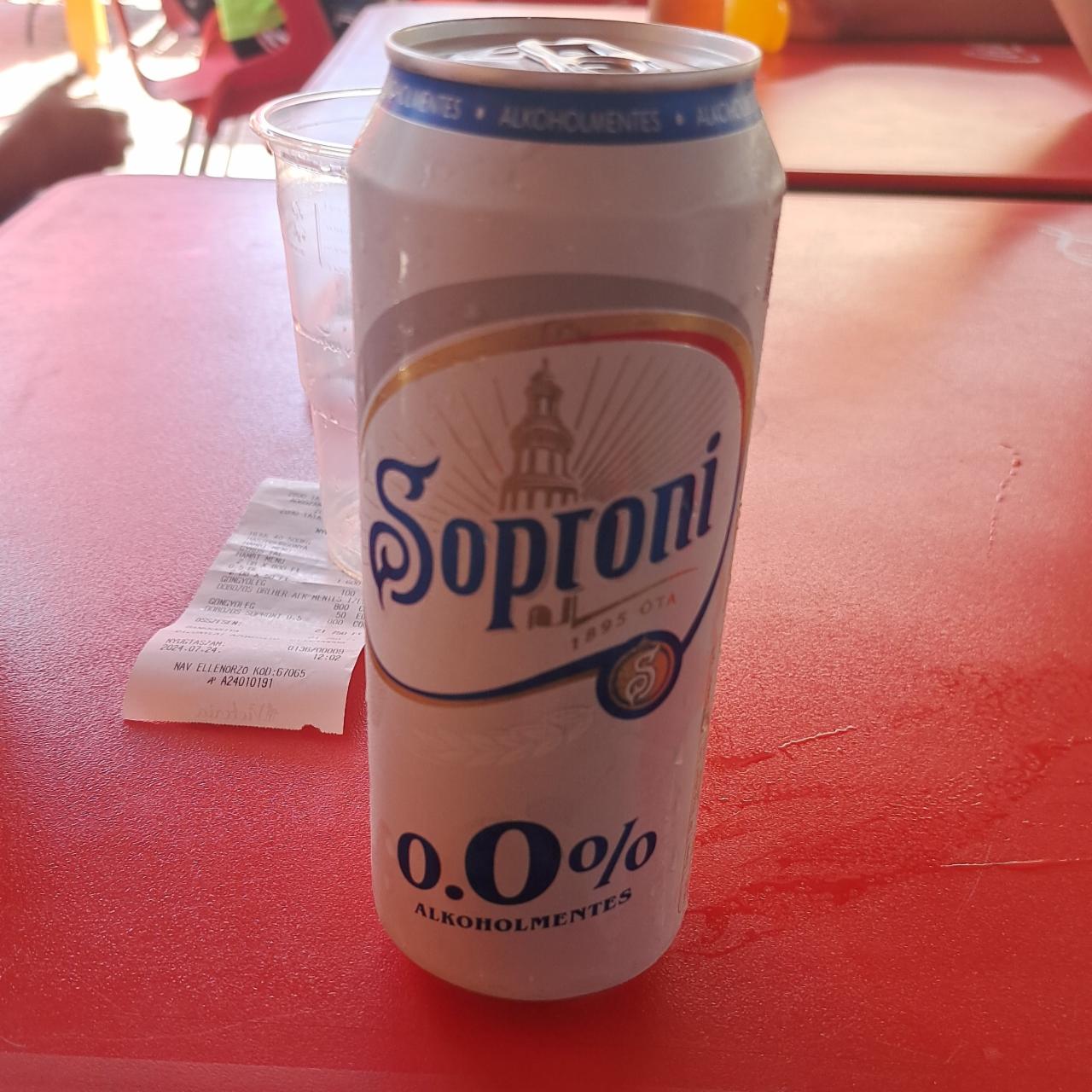 Fotografie - Soproni 0,0% alkoholmentes