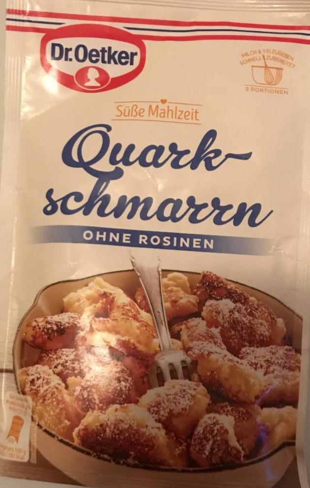 Fotografie - Quarkschmarrn Dr.Oetker