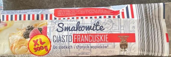 Fotografie - Smakowite ciasto francuskie Biedronka