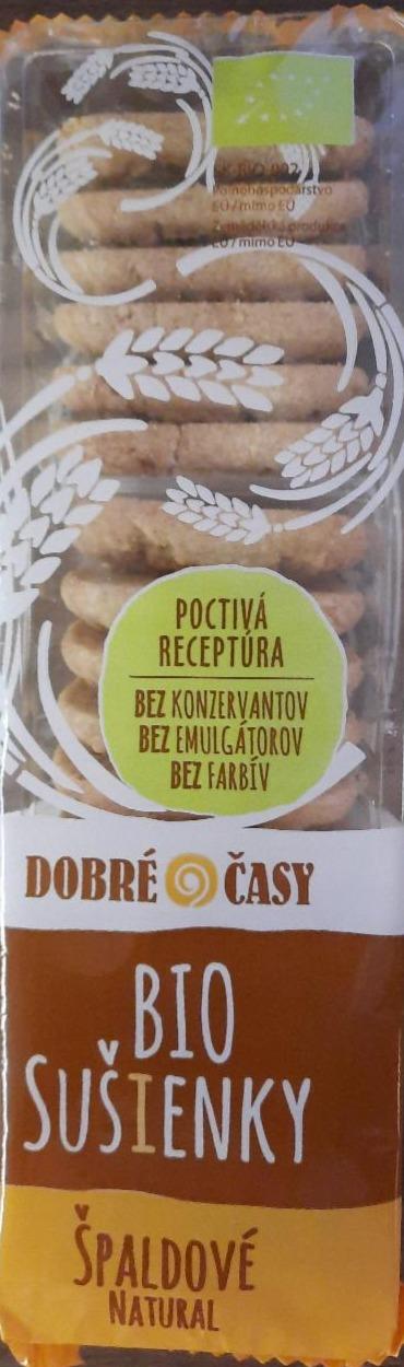 Fotografie - Špaldové Bio Sušenky Natural Dobré časy