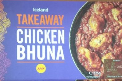 Fotografie - Chicken Bhuna Iceland