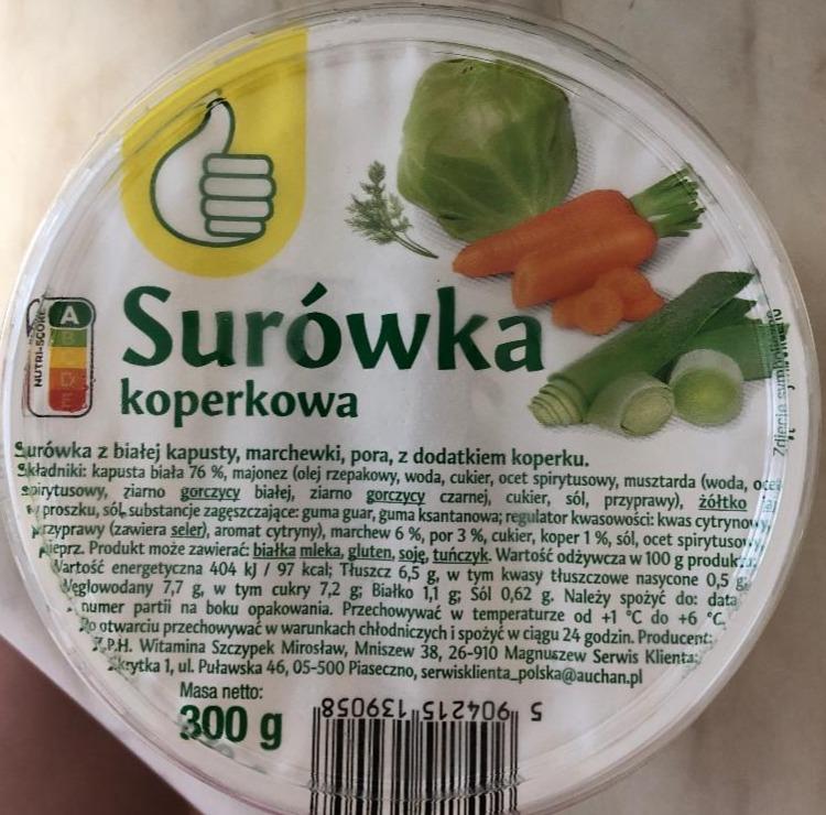 Fotografie - Surówka koperkowa Auchan