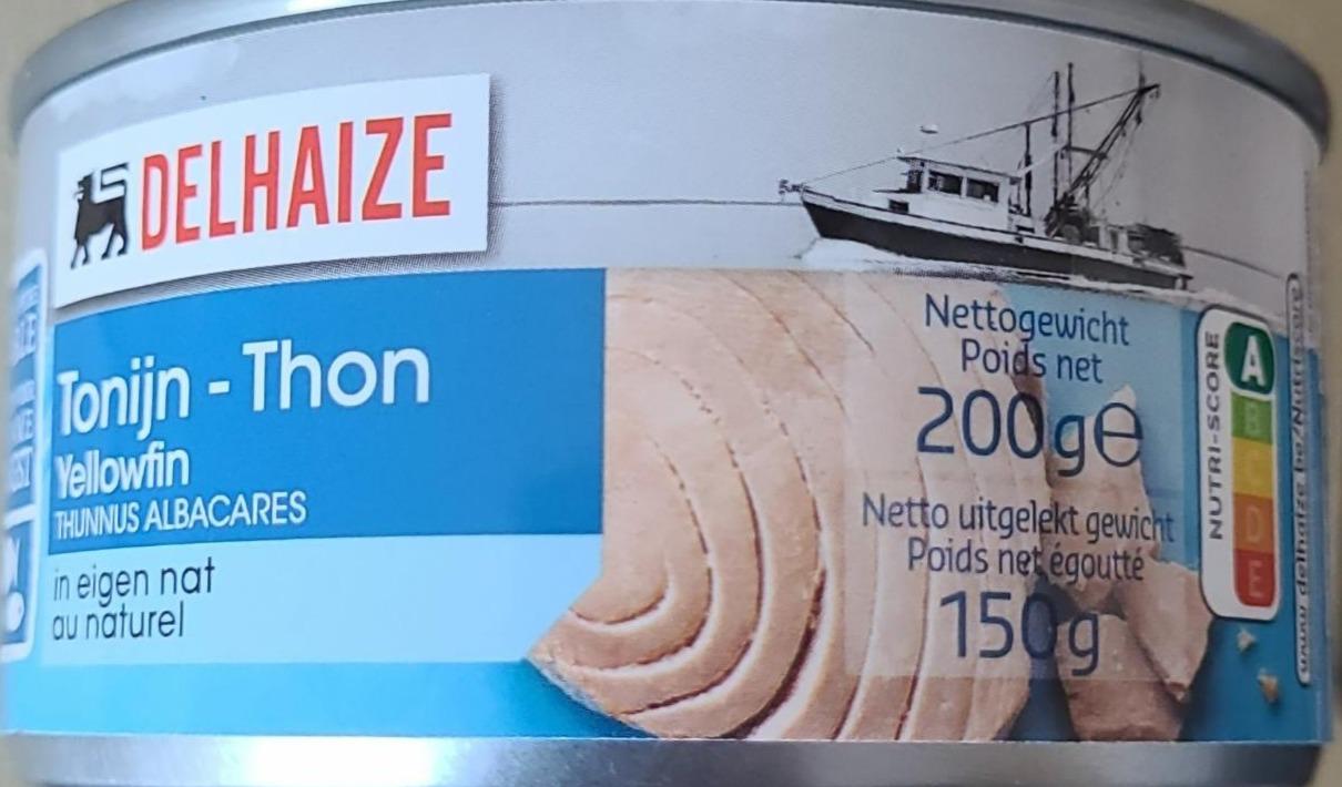 Fotografie - Tonijn in eigen nat au naturel Delhaize