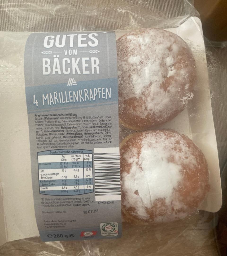 Fotografie - Marillenkrapfen Gutes vom Bäcker