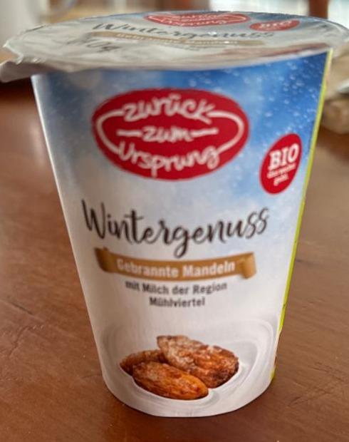 Fotografie - Bio Wintergenuss Gebrannte Mandeln Joghurt Zurück zum Ursprung