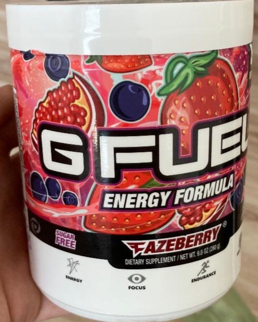 Fotografie - Energy Formula FazeBerry G Fuel