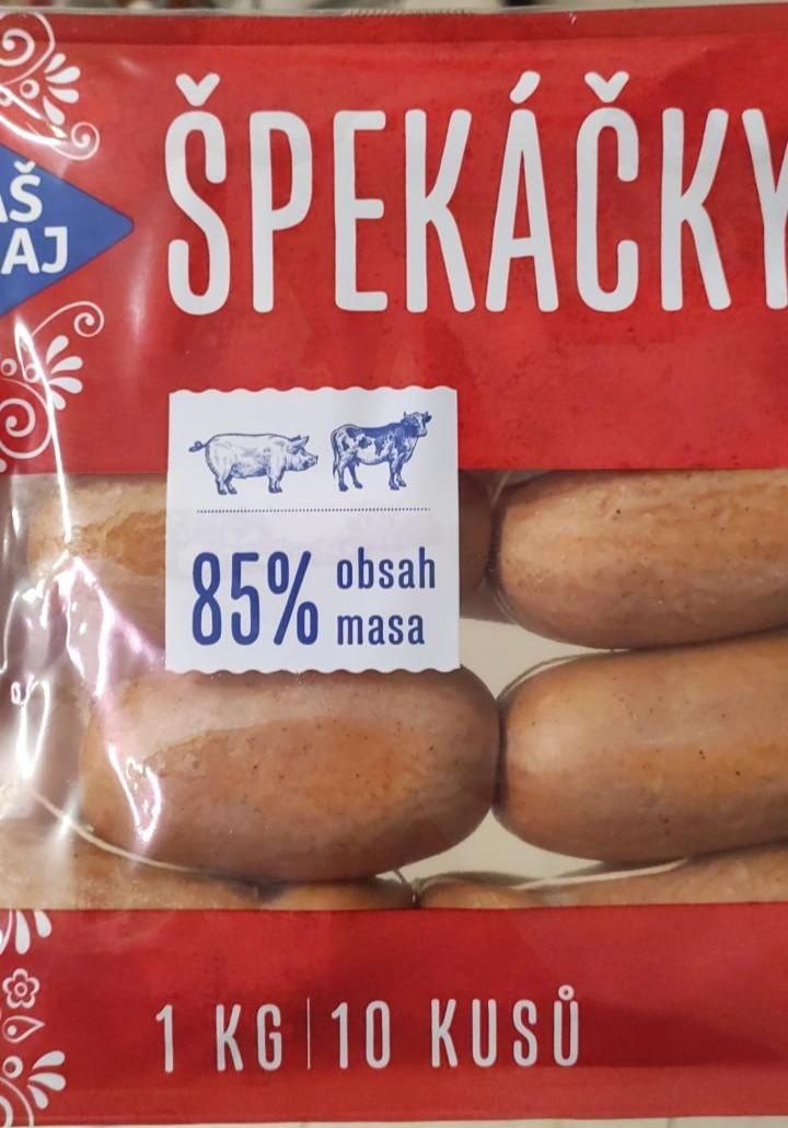 Fotografie - Špekáčky 85% masa Náš kraj