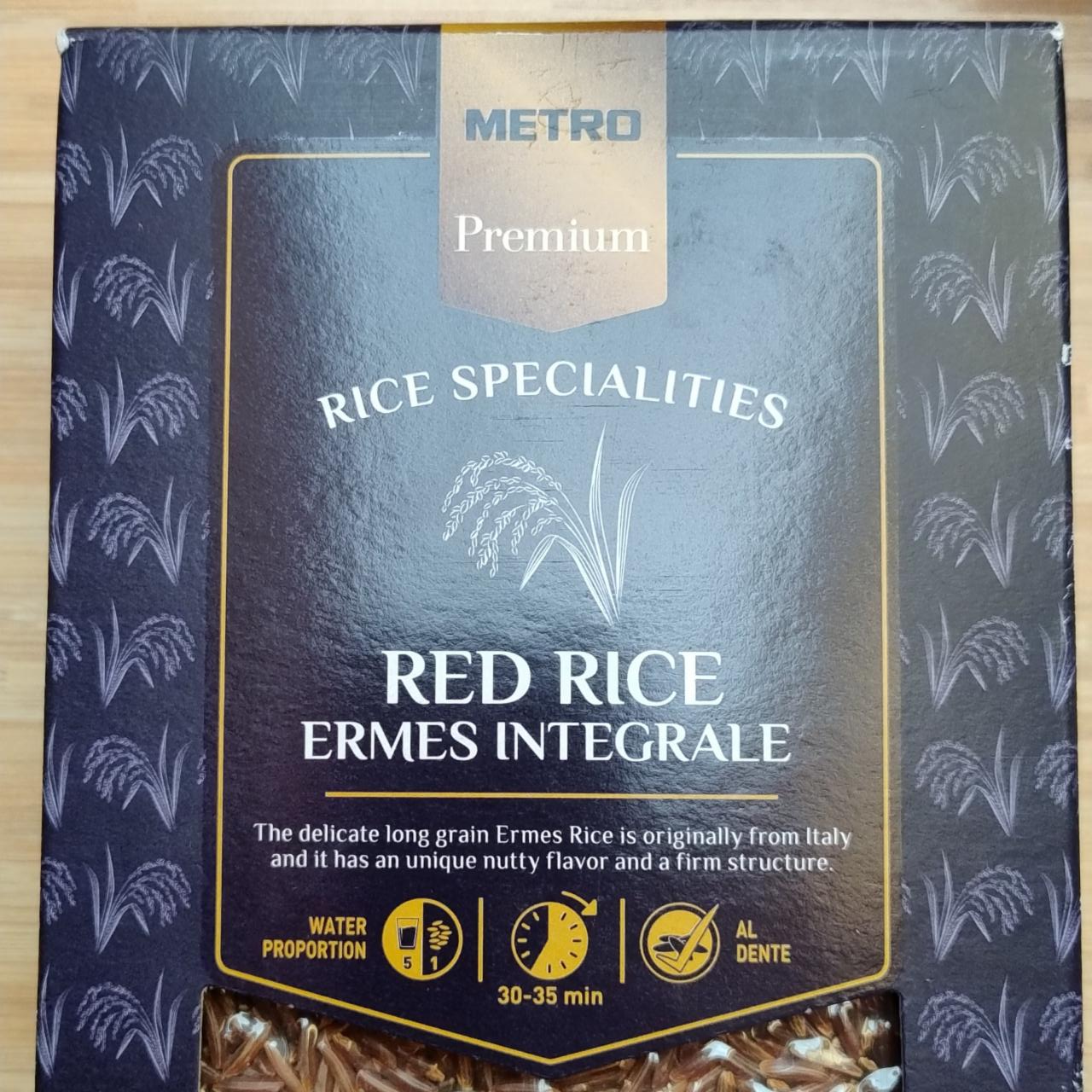 Fotografie - Red Rice Ermes Integrale Metro Premium