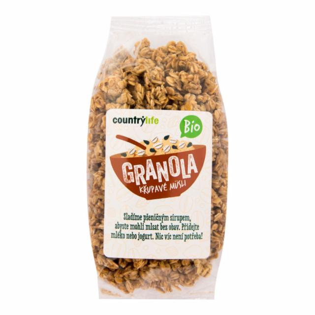 Fotografie - BIO Granola Křupavé müsli Country Life