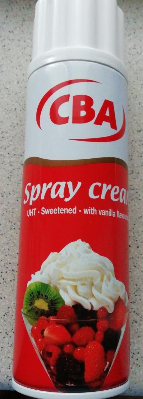 Fotografie - Spray cream CBA