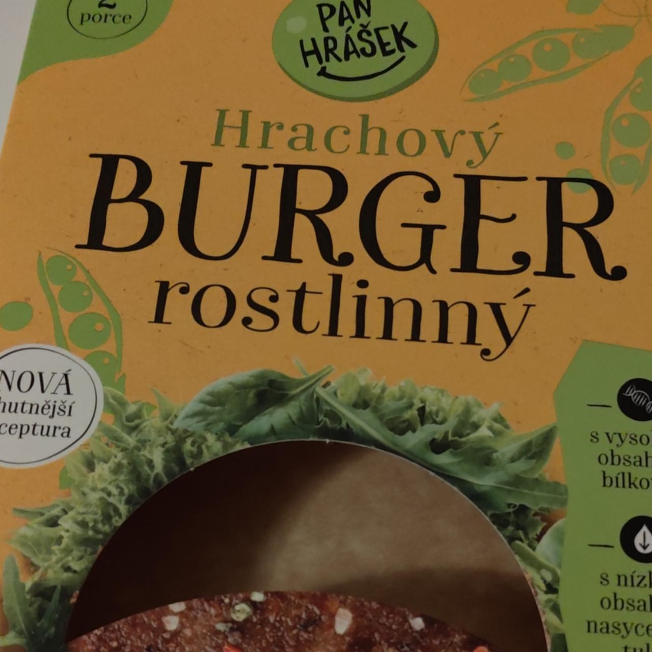 Fotografie - Burger rostlinný NOVÁ chutnější receptura Pan Hrášek