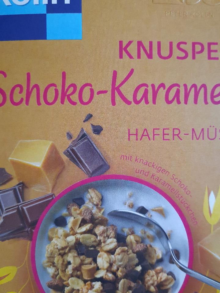 Fotografie - Knusper Schoko-Karamell Hafer-Müsli Kölln